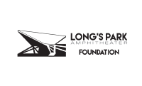 Logo for the Longs Park Amphitheater Foundation featuring an abstract icon of an amphitheater structure.